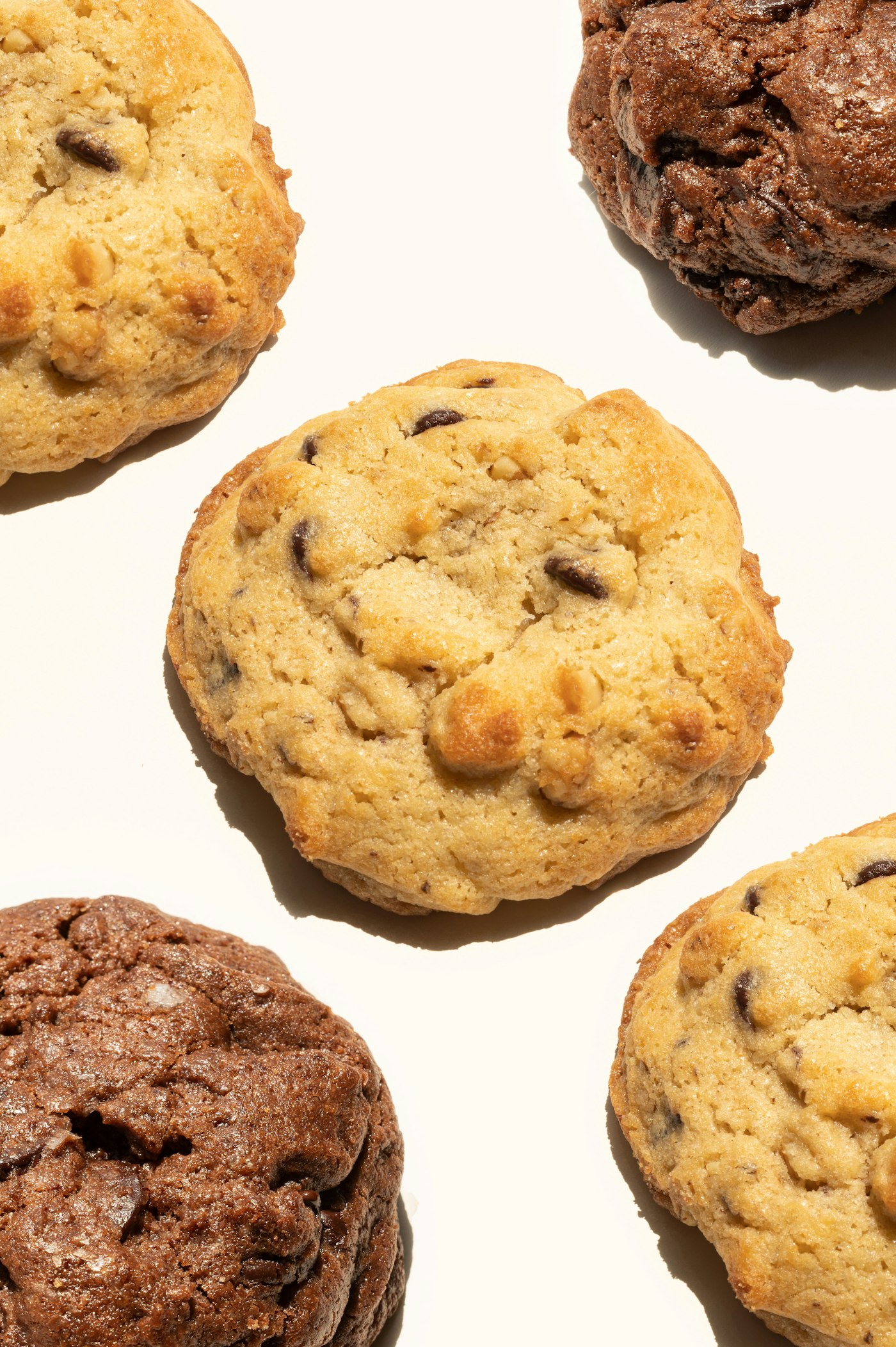 Cookies com gotas de chocolate