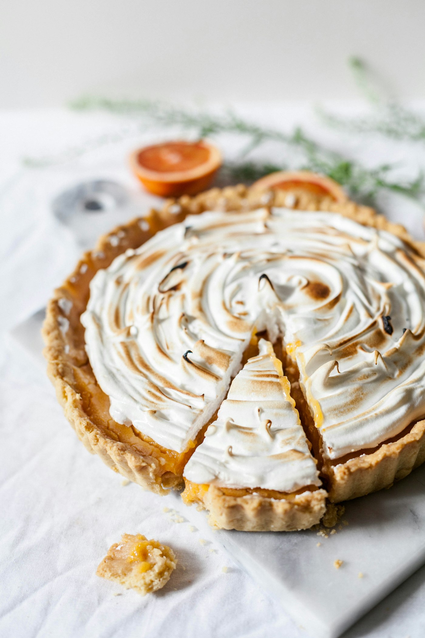 Torta de limão com merengue